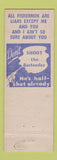 Matchbook Cover - Ringside Bar Muskegon MI