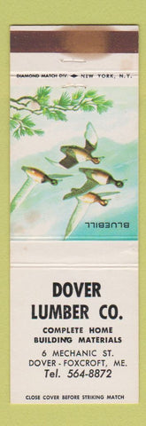 Matchbook Cover - Dover Lumber Company Dover Foxcroft ME WEAR