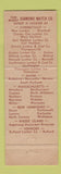 Matchbook Cover - Diamond MATch Lumber Building Materials
