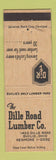 Matchbook Cover - Dille Road Lumber Euclid OH