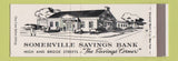 Matchbook Cover - Somerville Savings Bank NJ