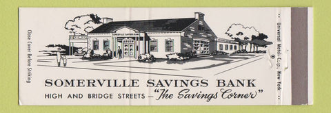 Matchbook Cover - Somerville Savings Bank NJ