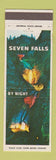 Matchbook Cover - Seven Falls by Night Colorado Springs Full Length