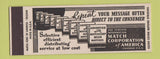 Matchbook Cover - Match Corporation of America Full Length