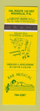 Matchbook Cover - Bar Musical Nouvelle QC girlie