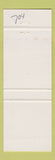 Matchbook Cover - Bar Musical Nouvelle QC girlie