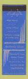 Matchbook Cover - Santa Cruz Motor Court Santa Cruz CA