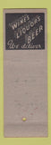 Matchbook Cover - Berti's San Jose CA bar