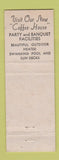 Matchbook Cover - Hotel Benjamin Franklin San Mateo CA WEAR