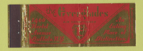 Matchbook Cover - Everglades Restaurant Buffalo NY Full Length