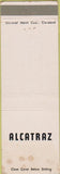 Matchbook Cover - Alcatraz O'Brien Insurance Cleveland OH WORN