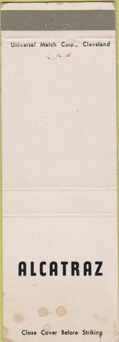 Matchbook Cover - Alcatraz O'Brien Insurance Cleveland OH WORN