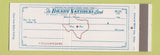 Matchbook Cover - Brady National Bank TX Full Length