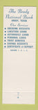 Matchbook Cover - Brady National Bank TX Full Length