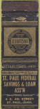 Matchbook Cover - ST Paul Savings Loan MN WORN