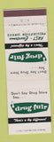 Matchbook Cover - Drug Fair Drug Store