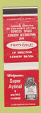 Matchbook Cover - Walgreens Drug Store Super Aytinal Vitamins DD Bean