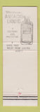 Matchbook Cover - Walgreens Drug Store Super Speed Shaving Cream DD Bean