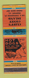 Matchbook Cover - Cliff's Coney Island Freeport IL WORN