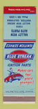 Matchbook Cover - Blue Streak Ignition Parts Whittier CA Valley View Auto Parts
