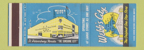 Matchbook Cover - Webb's City Drug Store ST Petersburg FL