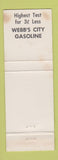 Matchbook Cover - Webb's City Drug Store ST Petersburg FL