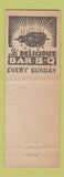 Matchbook Cover - Texaco oil gas Riverside Service Cafe Sealy TX BBQ