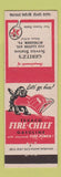 Matchbook Cover - Texaco oil gas Geritz's Bethlehem PA