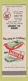Matchbook Cover - Texaco oil gas Garber Mount Joy PA