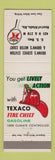 Matchbook Cover - Texaco oil gas Brown's Motor Court Attalla AL