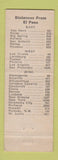 Matchbook Cover - Robin Park Texaco oil gas El Paso TX