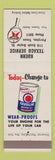 Matchbook Cover - Texaco oil gas Koehn Perryton TX