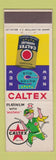 Matchbook Cover - Caltex oil gas Havoline Belgium