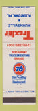 Matchbook Cover - Union 76 oil gas Trexler Kuhnsville Allentown PA