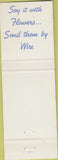 Matchbook Cover - Alta's Flowers Los Angeles CA girlie