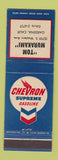 Matchbook Cover - Chevron oil gas Tom Murakami Gardena CA
