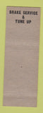 Matchbook Cover - Rowlands Chevron oil gas San Francisco CA Atlas Tires