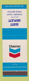Matchbook Cover - Chevron oil gas Scott Shiplett Pinehurst ID