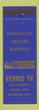 Matchbook Cover - Ferris TV Records Music Austin MN
