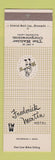 Matchbook Cover - Frederick Martin Hotel Moorhead MN