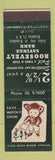 Matchbook Cover - Roosevelt Savings Bank Brooklyn NY