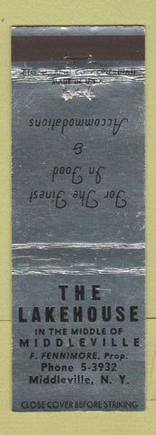 Matchbook Cover - The Lakehouse Middleville NY