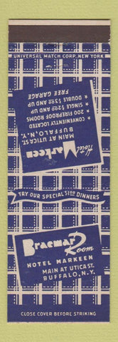 Matchbook Cover - Hotel Markeen Buffalo NY