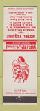 Matchbook Cover - Motel Esquire North Tonawanda NY