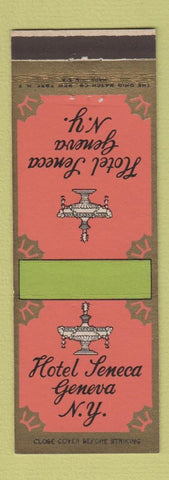 Matchbook Cover - Hotel Seneca Geneva NY