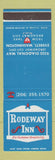 Matchbook Cover - Rodeway Inn Everett WA