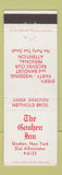Matchbook Cover - The Goshen Inn Goshen NY