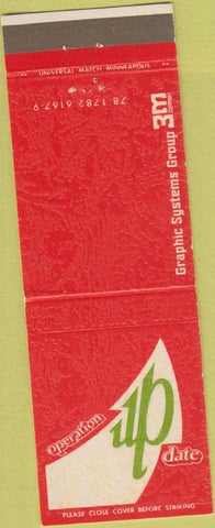 Matchbook Cover - 3M Graphic Systems Group Operation Up Date