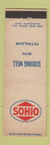 Matchbook Cover - Sohio oil gas