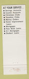 Matchbook Cover - Ogdensburg Savings and Loan Ogdensburg NY